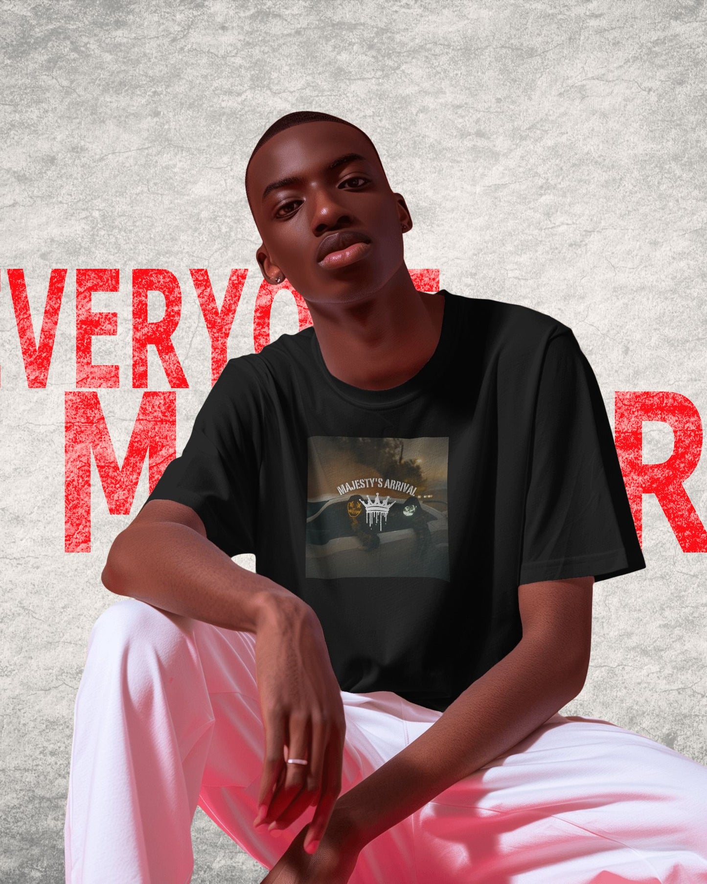 Majesty's Arrival Premium Oversized Tshirt