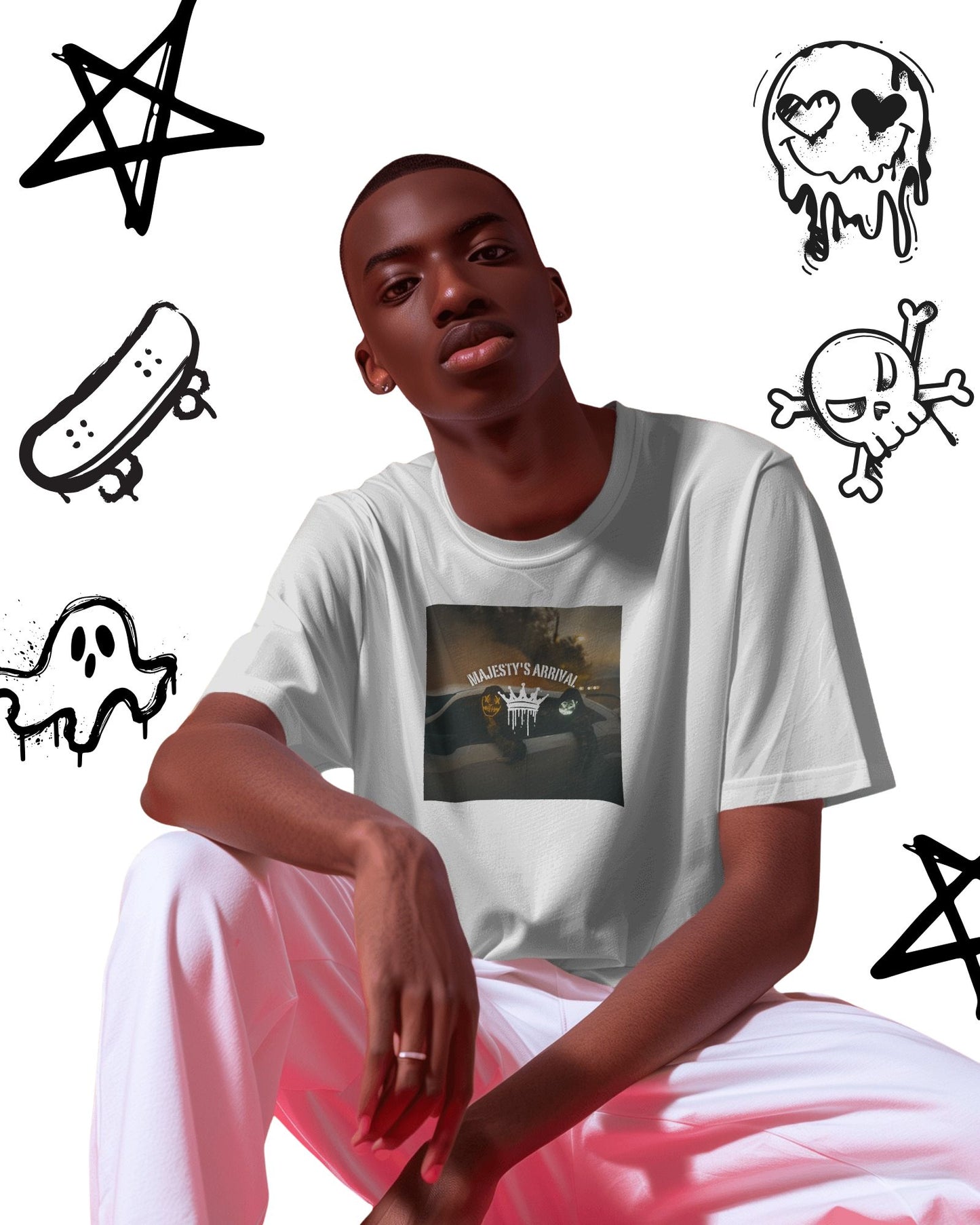Majesty's Arrival Premium Oversized Tshirt
