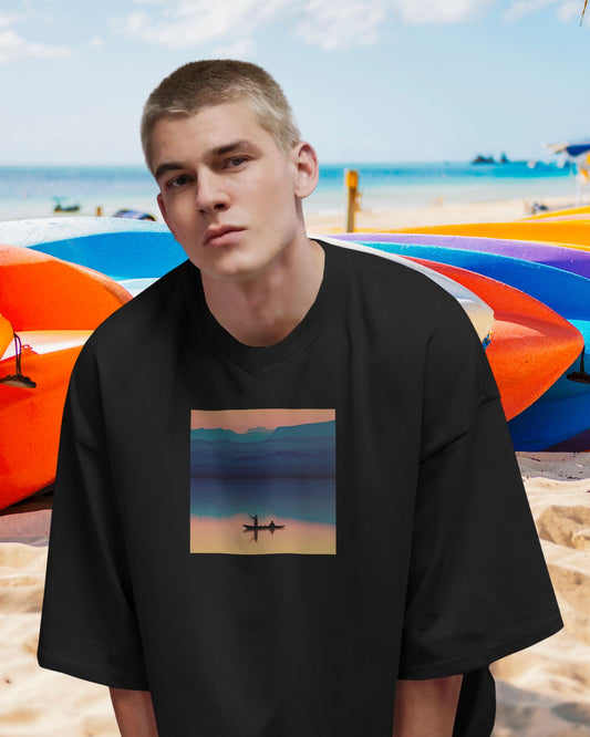 Kayaking Premium Oversized Tshirt