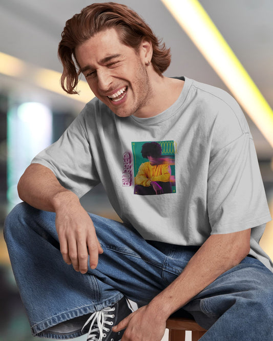 Blurred Premium Oversized Tshirt