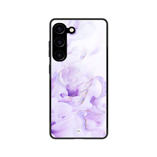 Marble Purple Grains Design Case For Samsung