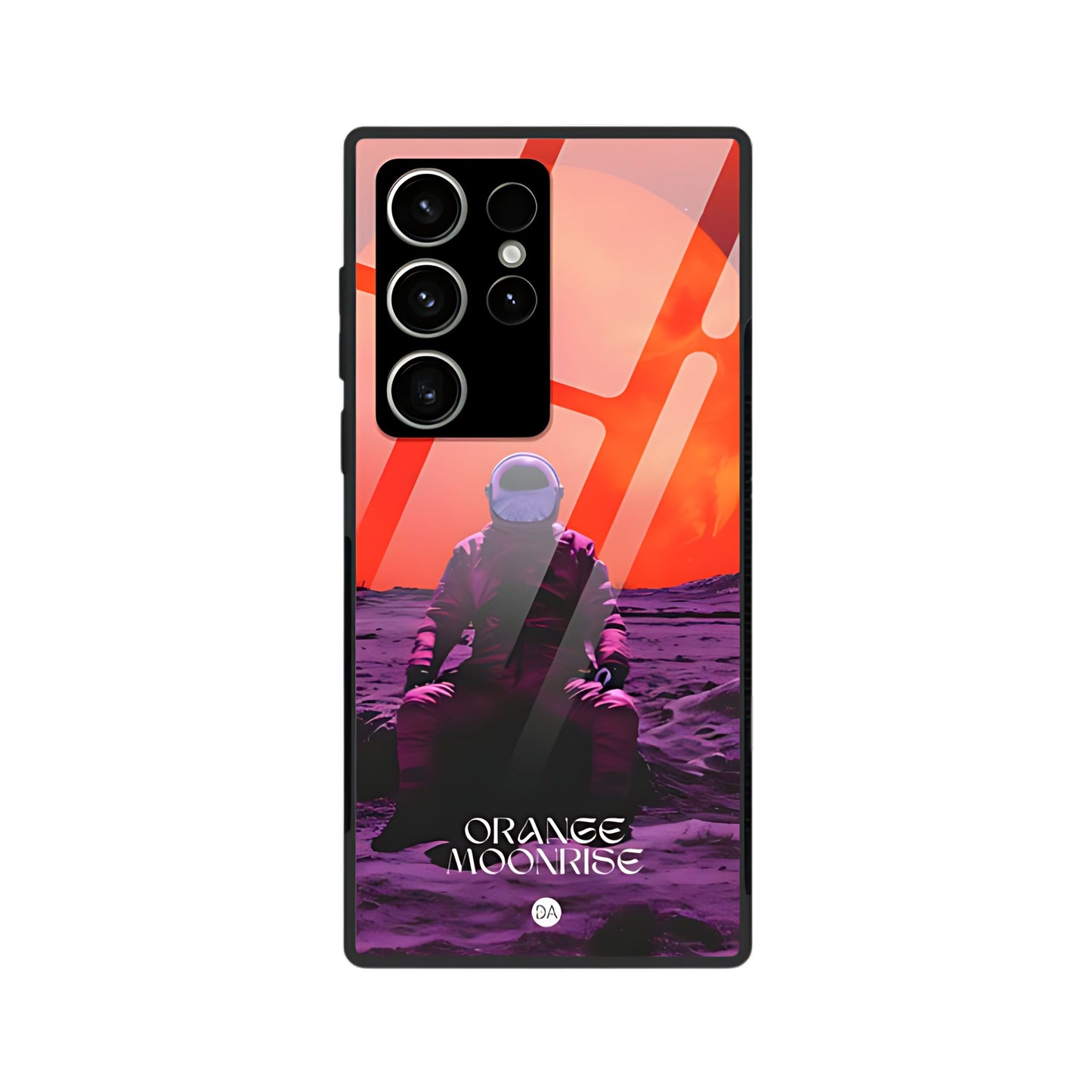Orange Moonrise Design Case For Samsung