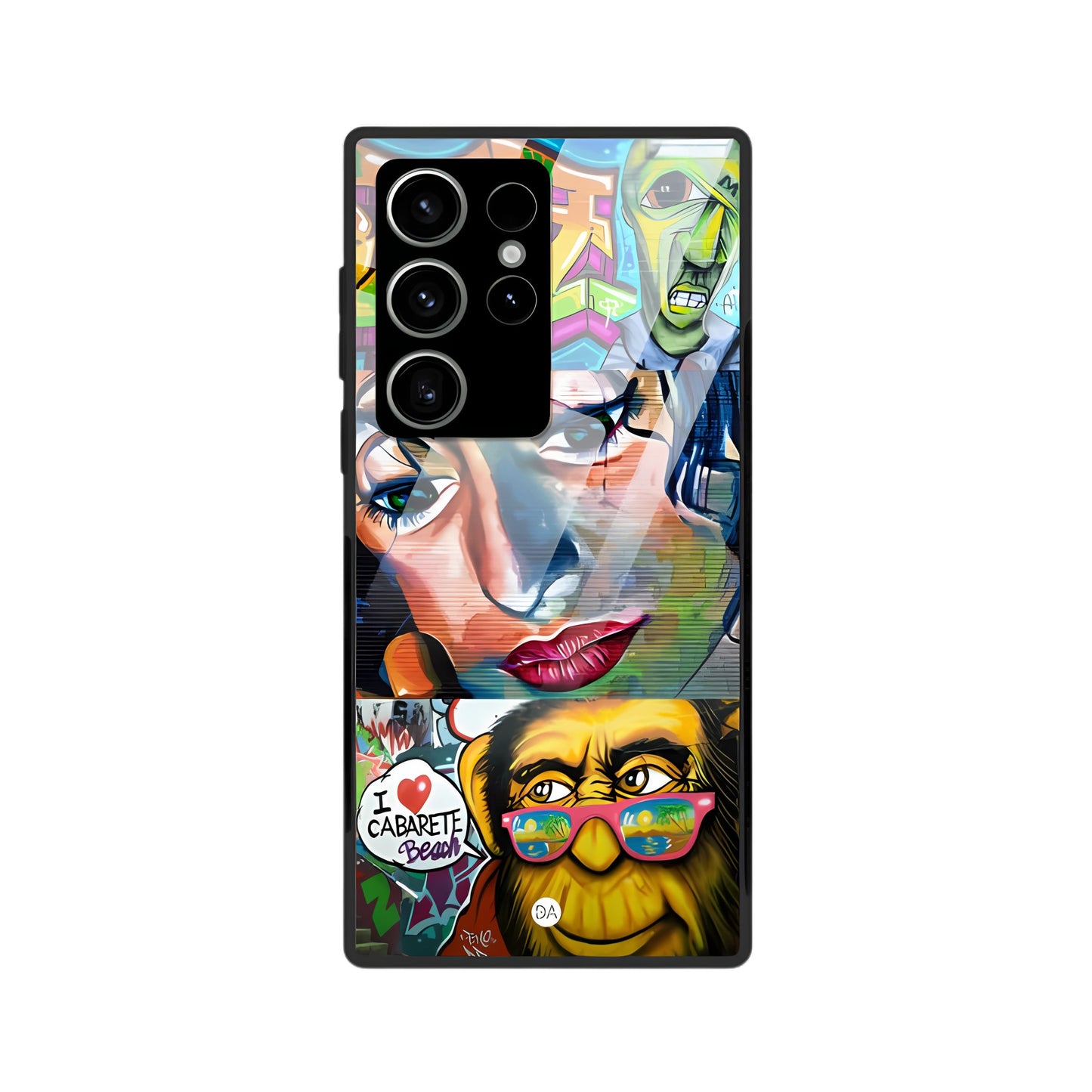 Graffiti Trio Design Case For Samsung