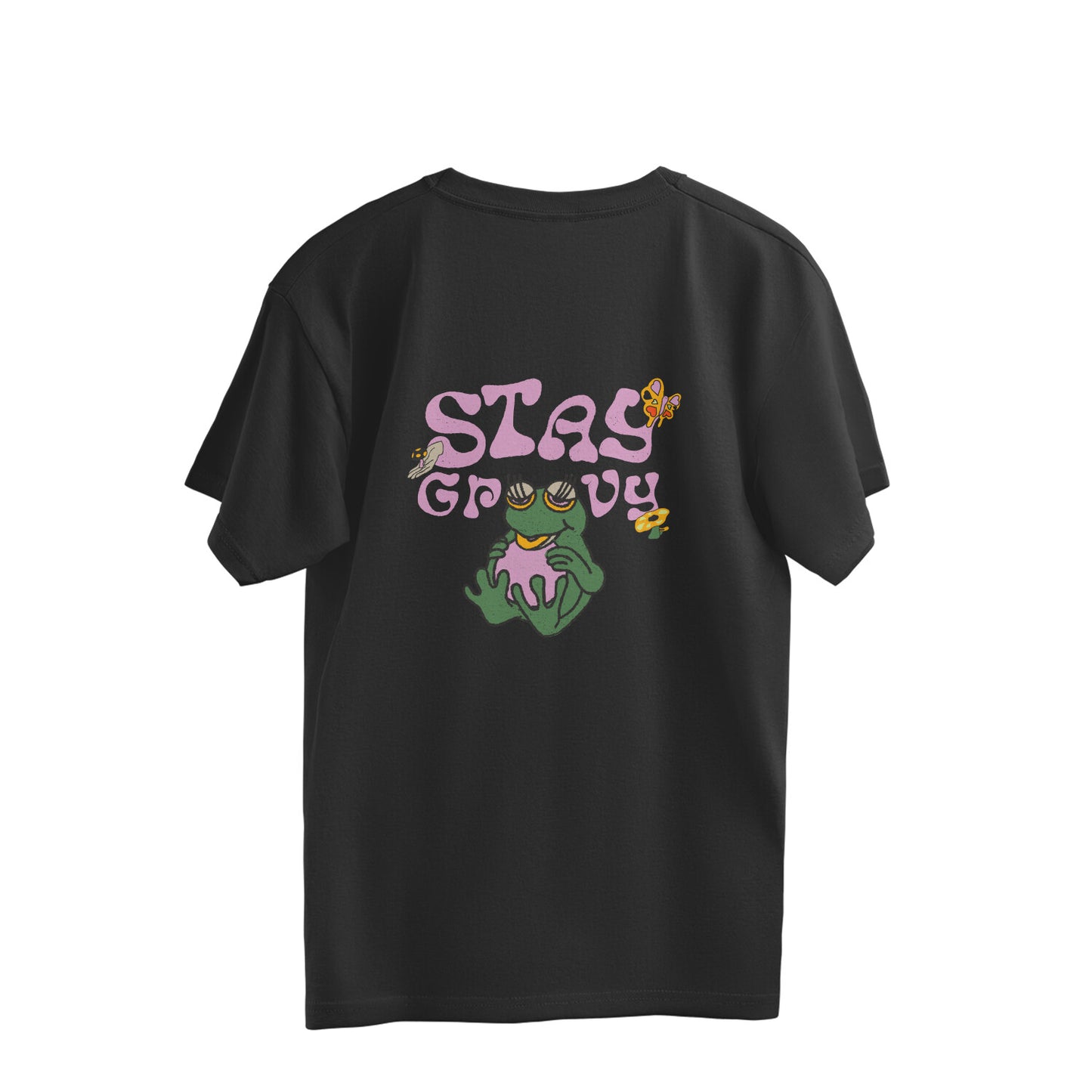 Frog Grooving Oversized Tshirt | Dhukeri Arts