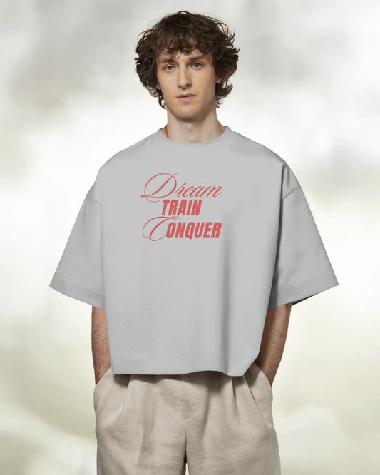 Dream Train Conquer Premium Oversized Tshirt
