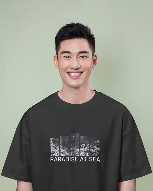 Paradise At Sea Premium Oversized Tshirt