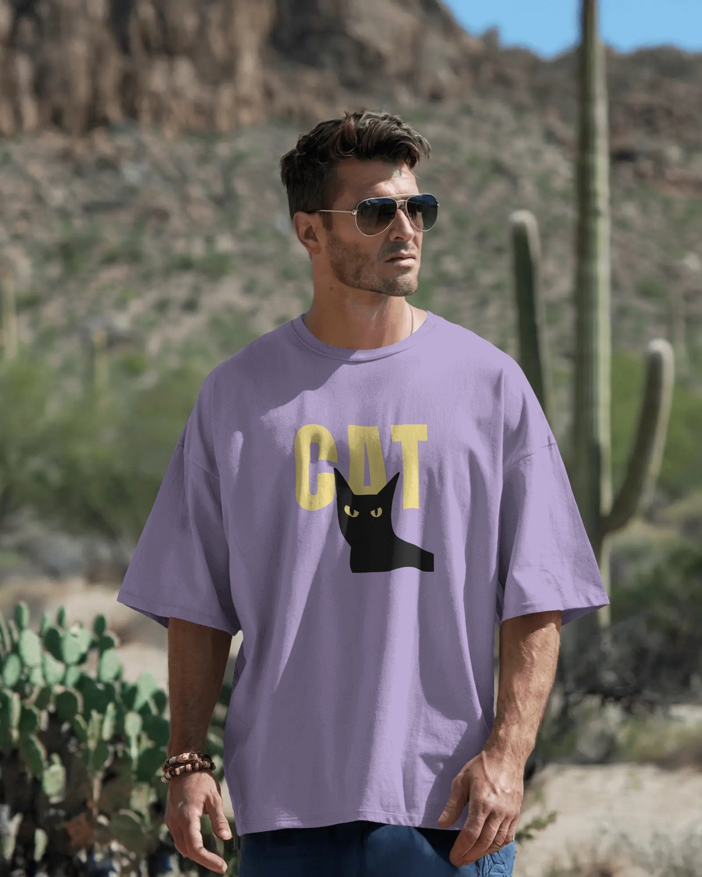 Cat Oversized Tshirt