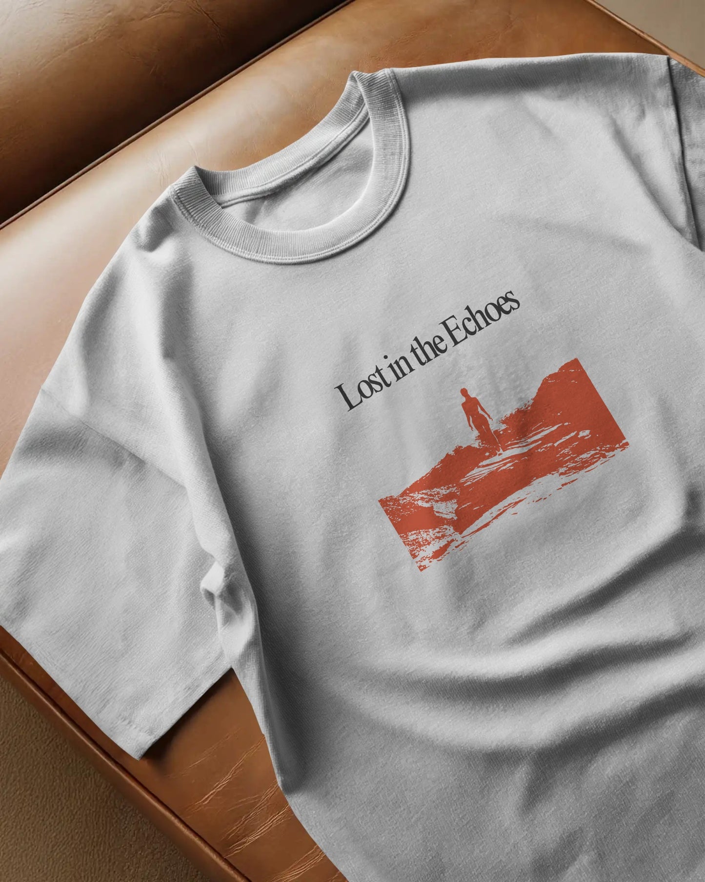 Lost in the Echoes Premium Oversized Tshirt