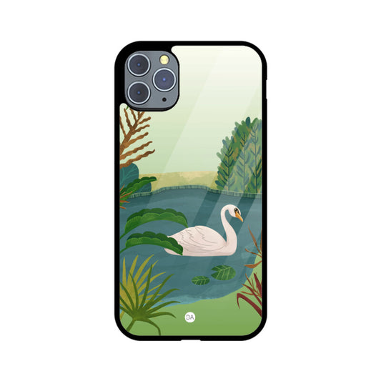 Swan Design Case For iPhone