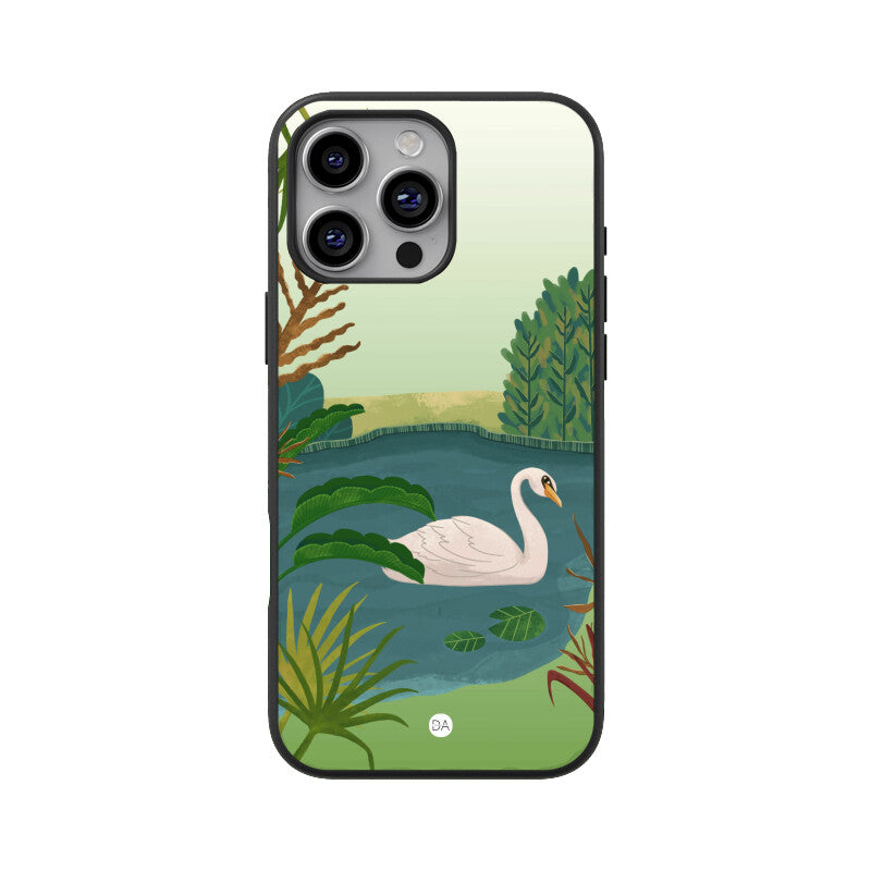 Swan Design Case For iPhone