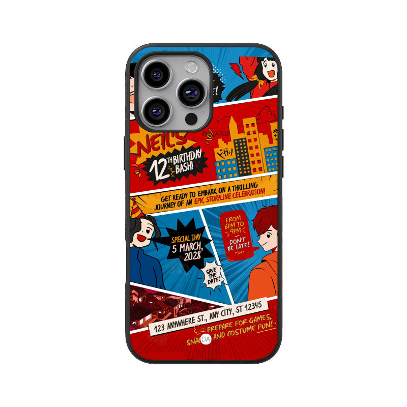 Comic Design Case Cover For iPhone