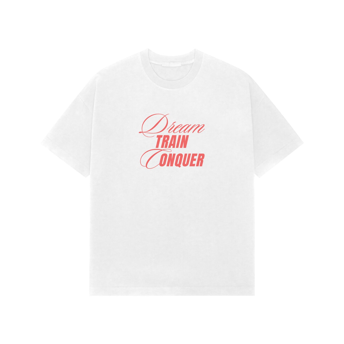 Dream Train Conquer Premium Oversized Tshirt