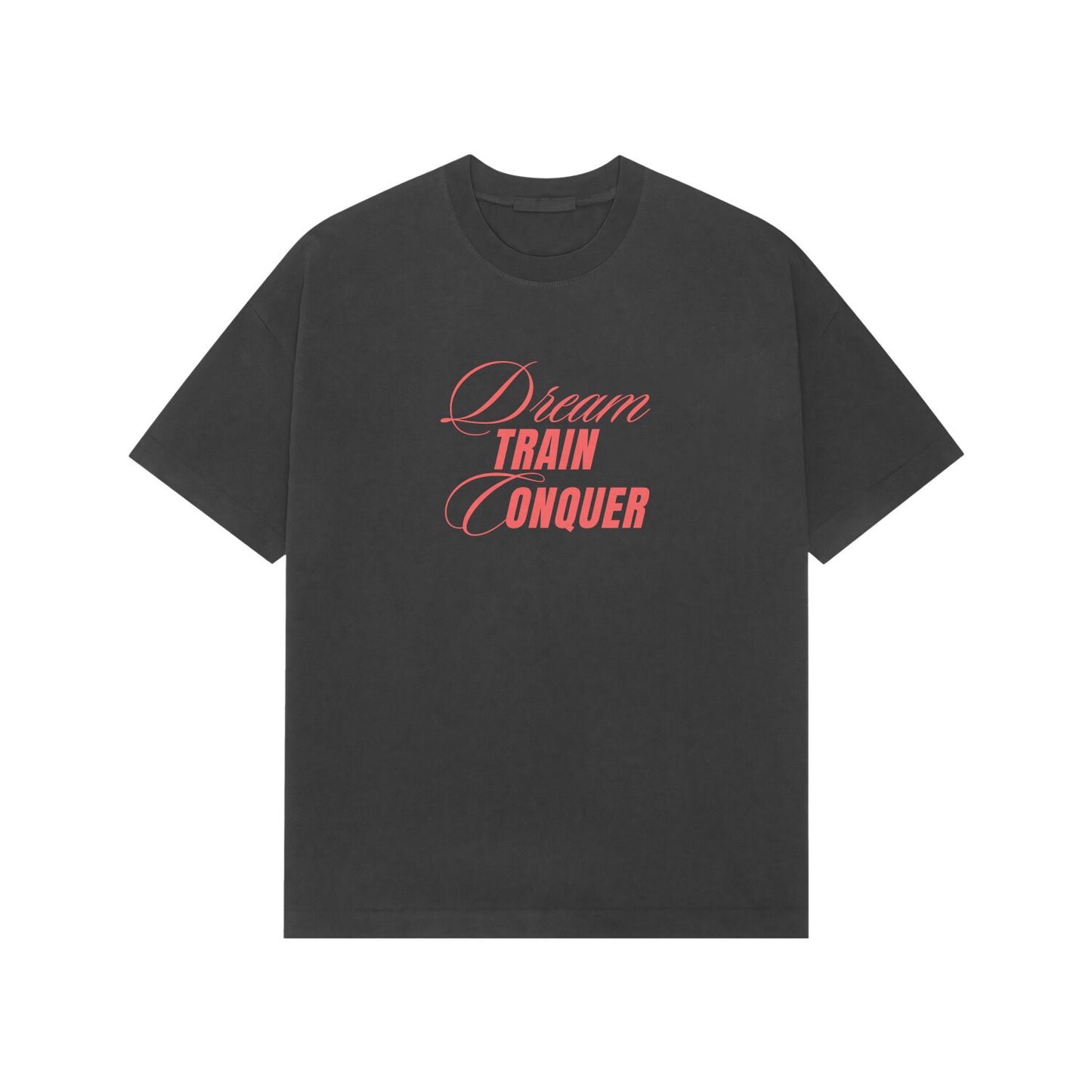 Dream Train Conquer Premium Oversized Tshirt
