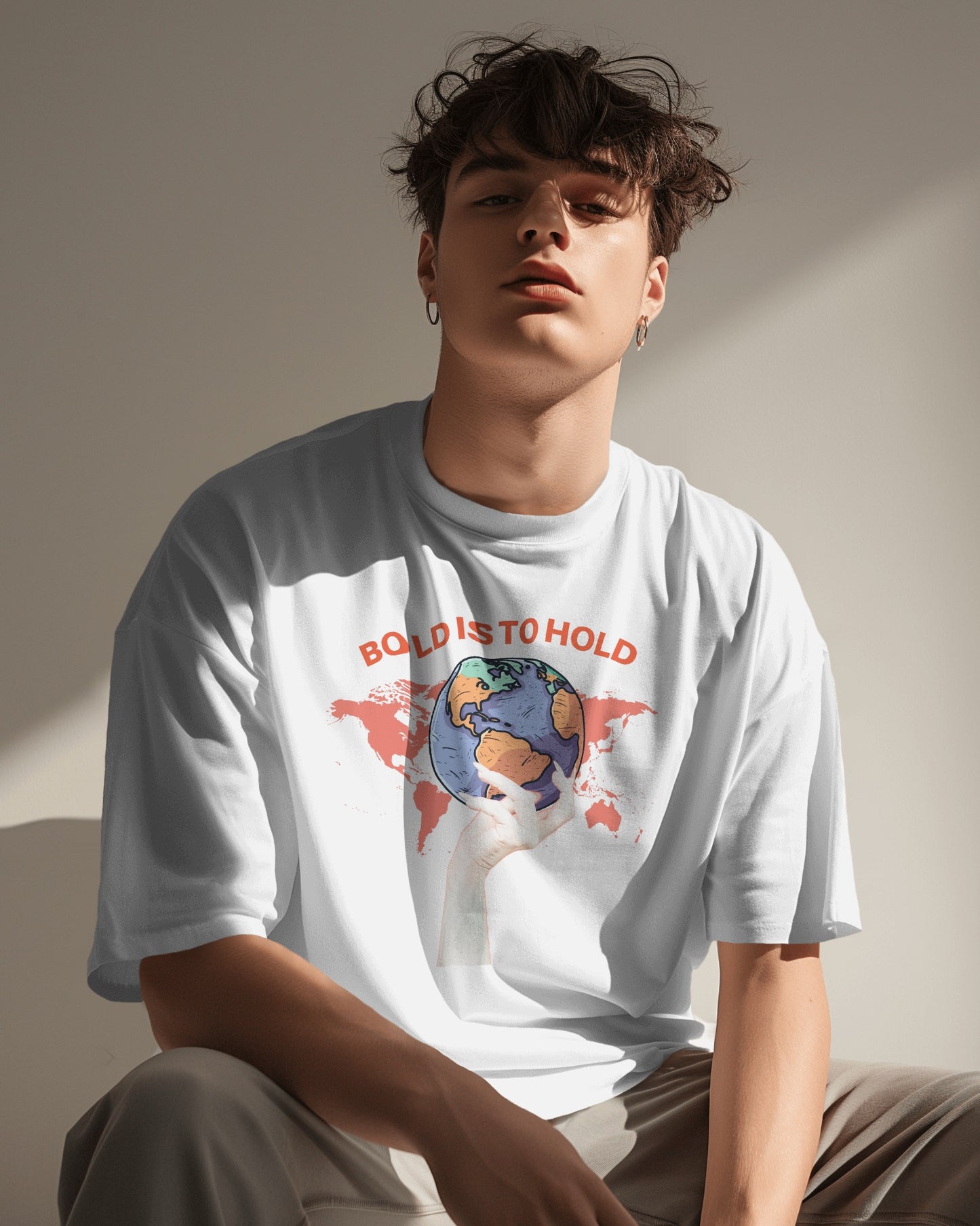Bold Is To Hold Tshirt | Dhukeri Arts