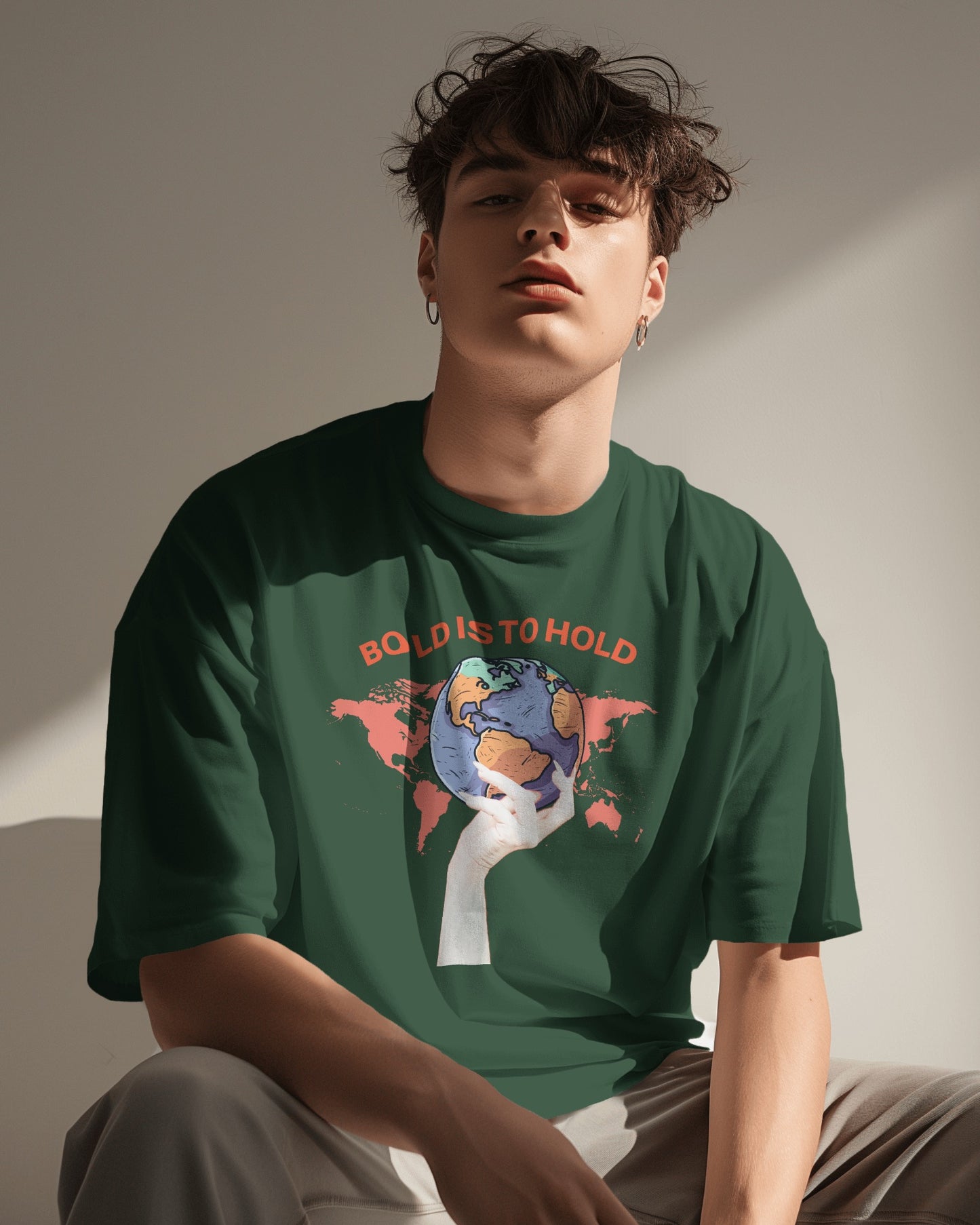 Bold Is To Hold Tshirt | Dhukeri Arts