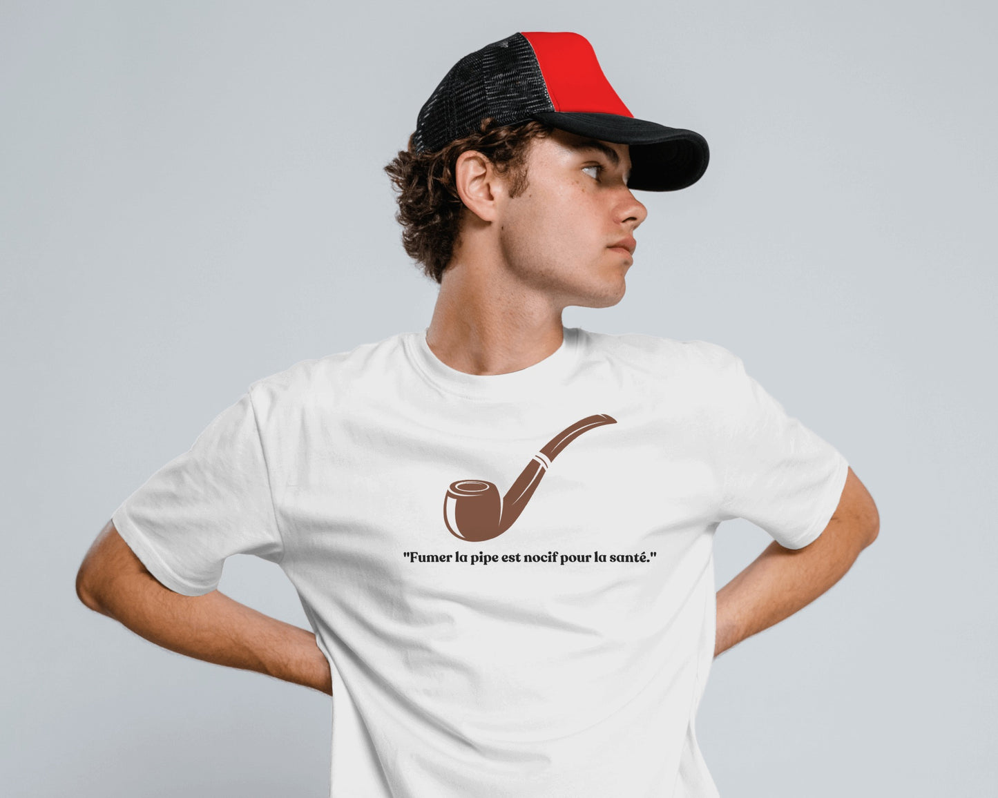 Smoking Pipe WH Tshirt