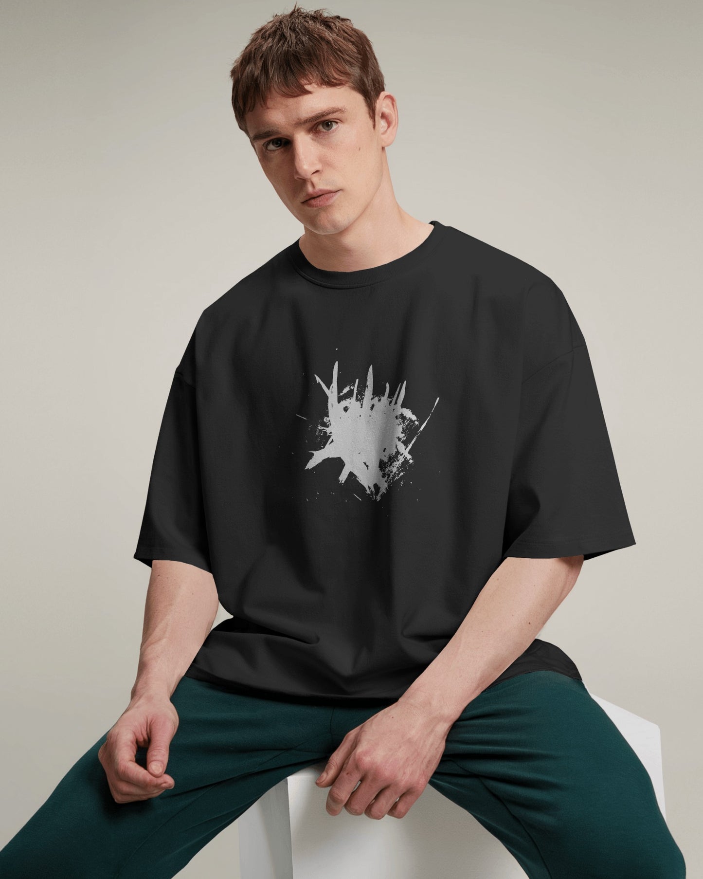 White Spot Premium Oversized Tshirt