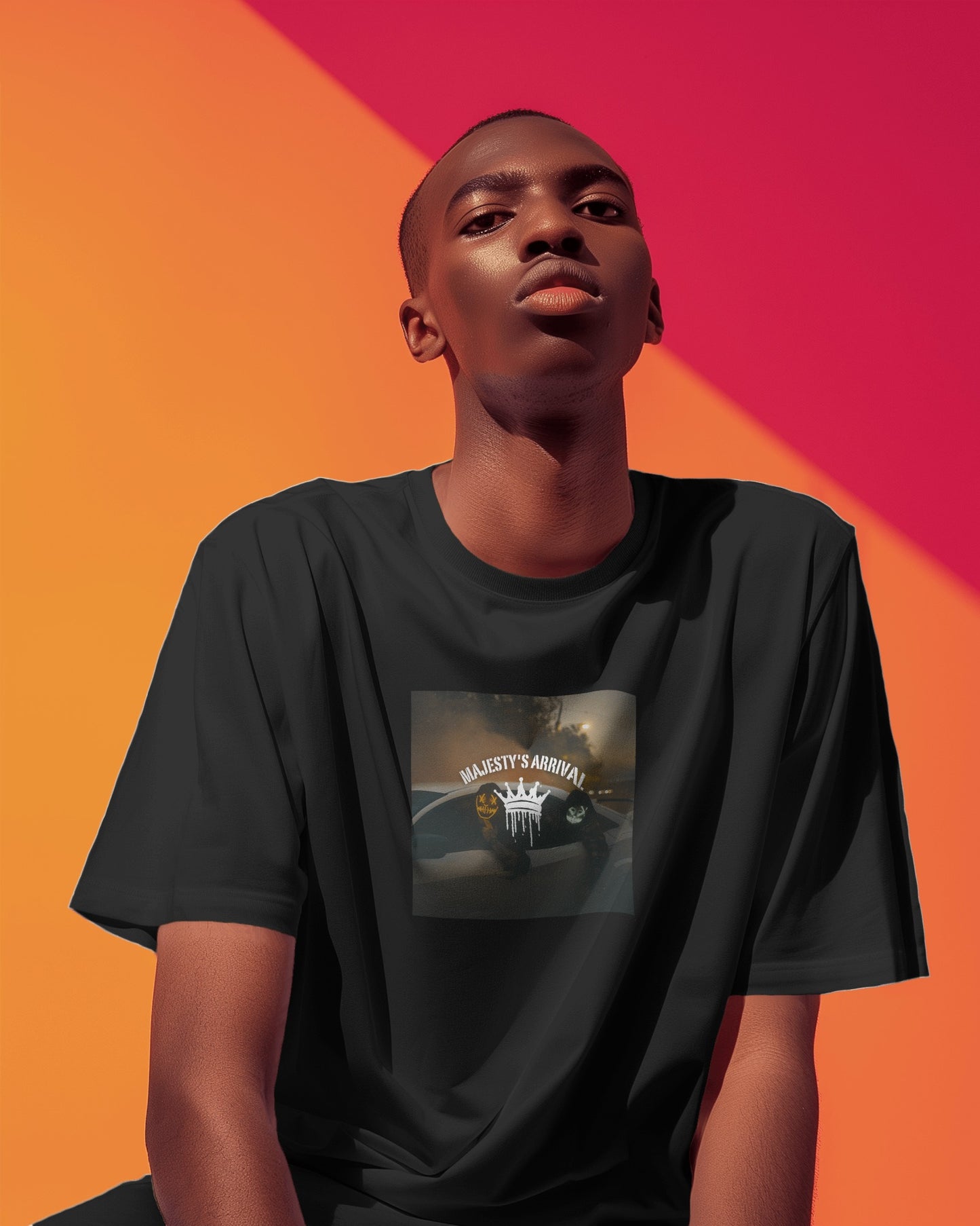 Majesty's Arrival Premium Oversized Tshirt