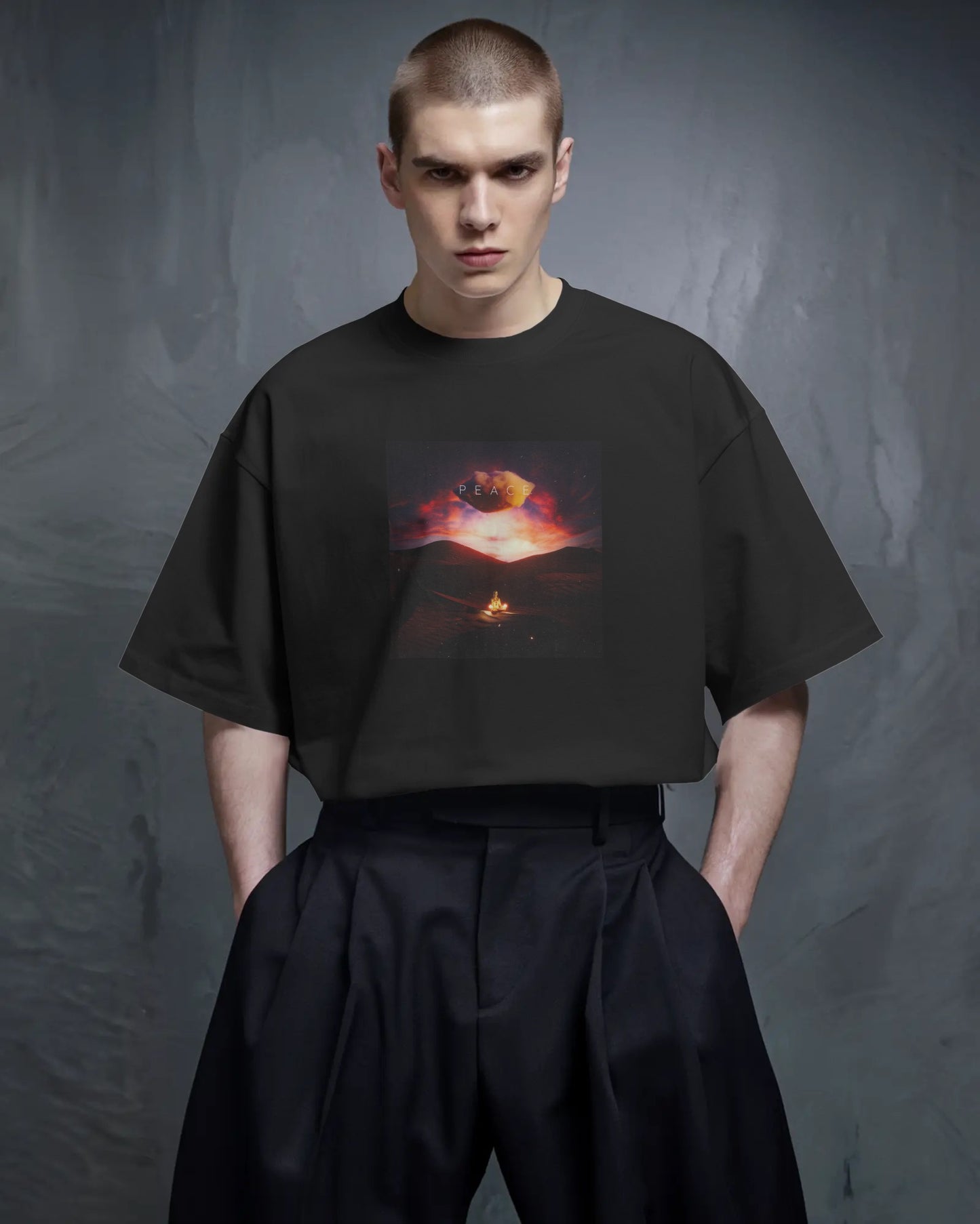 Peace Premium Oversized Tshirt