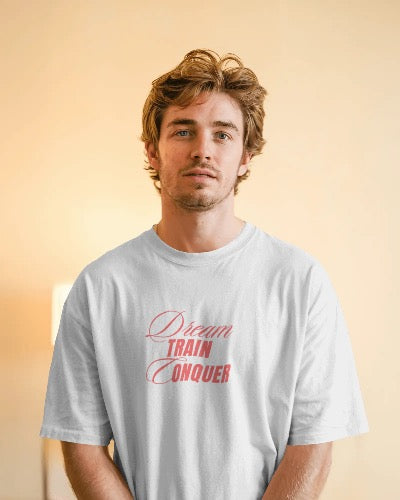 Dream Train Conquer Premium Oversized Tshirt