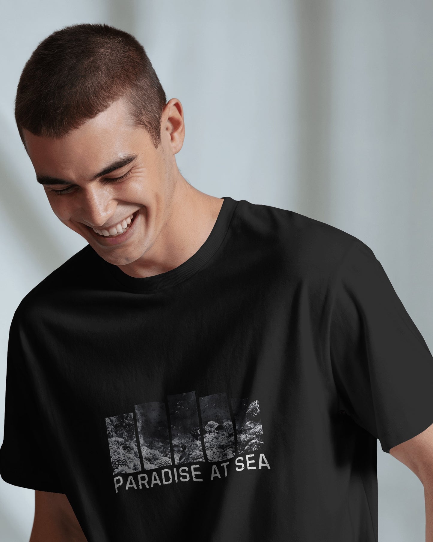 Paradise At Sea Premium Oversized Tshirt