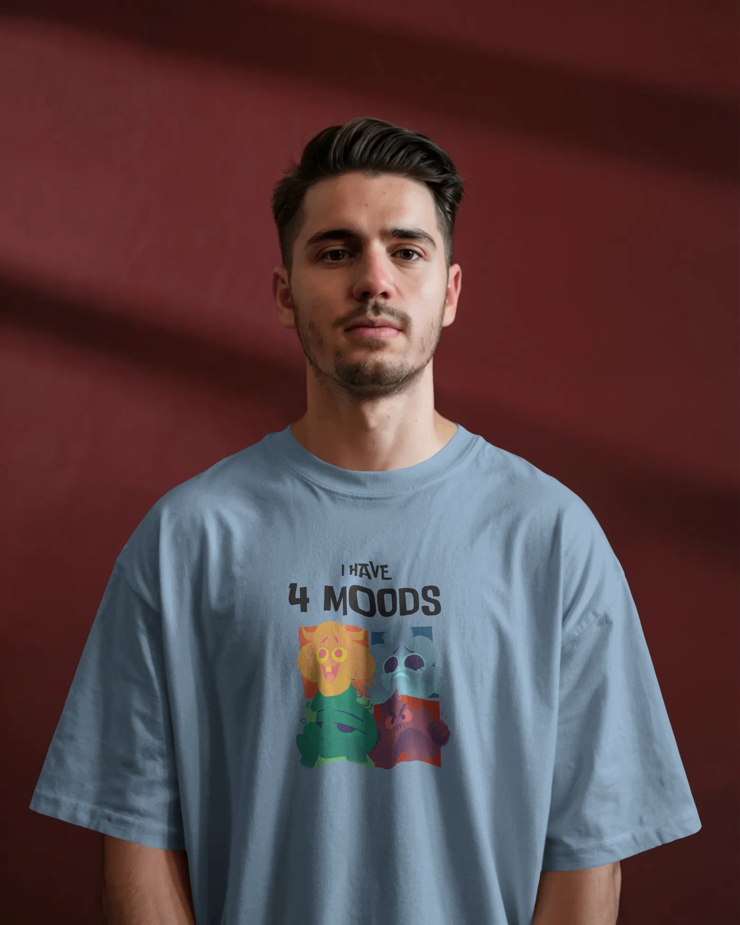 I have 4 moods Oversized Tshirt
