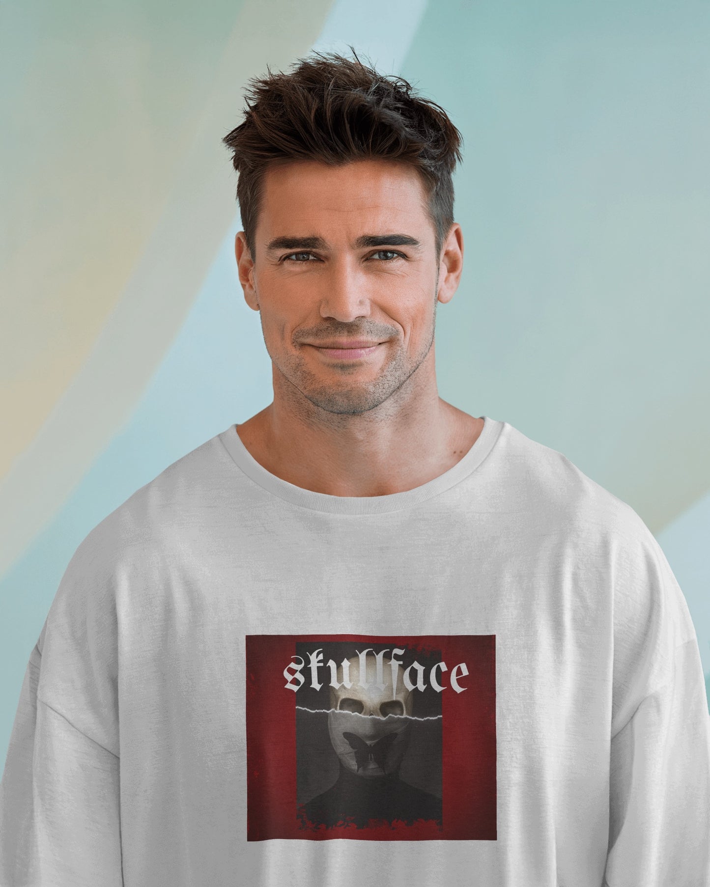 Skullface Premium Oversized Tshirt