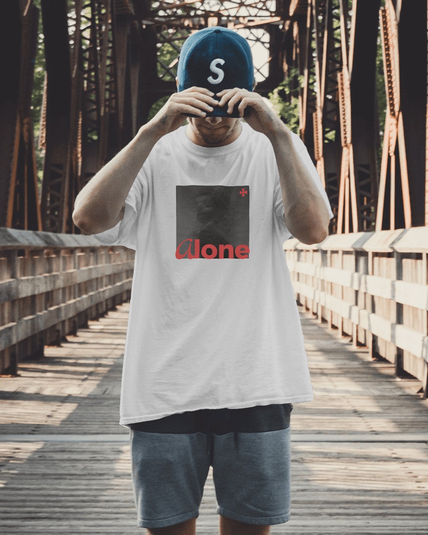 Alone Premium Oversized Tshirt