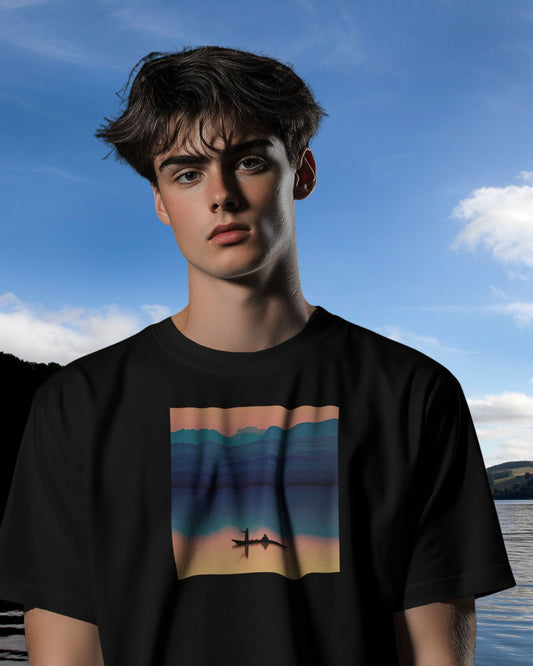 Kayaking Premium Oversized Tshirt