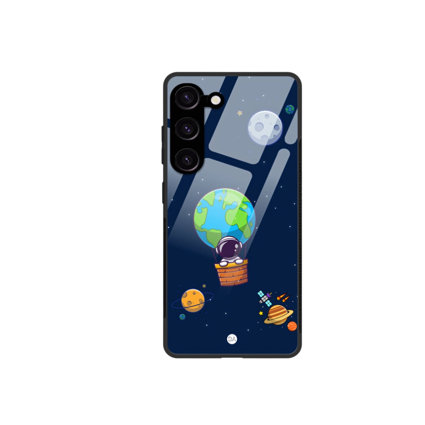 Astronaut Earth Balloon Ride Design Case For Samsung