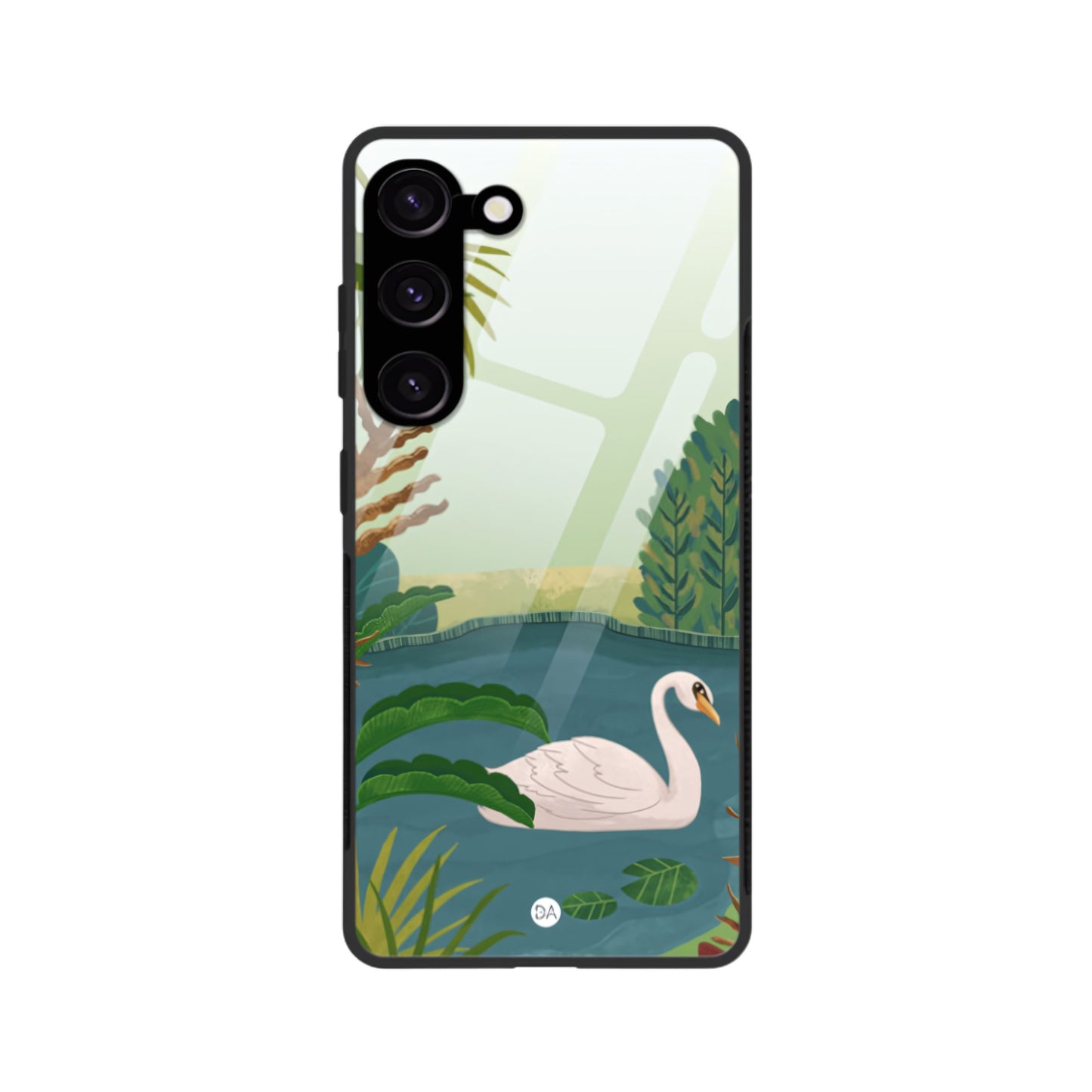 Swan Design Case For Samsung