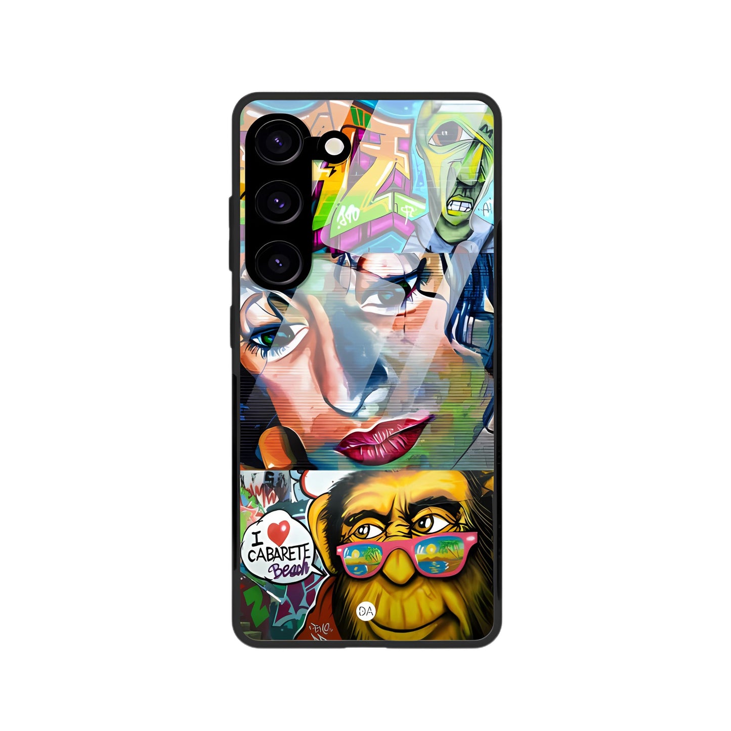 Graffiti Trio Design Case For Samsung