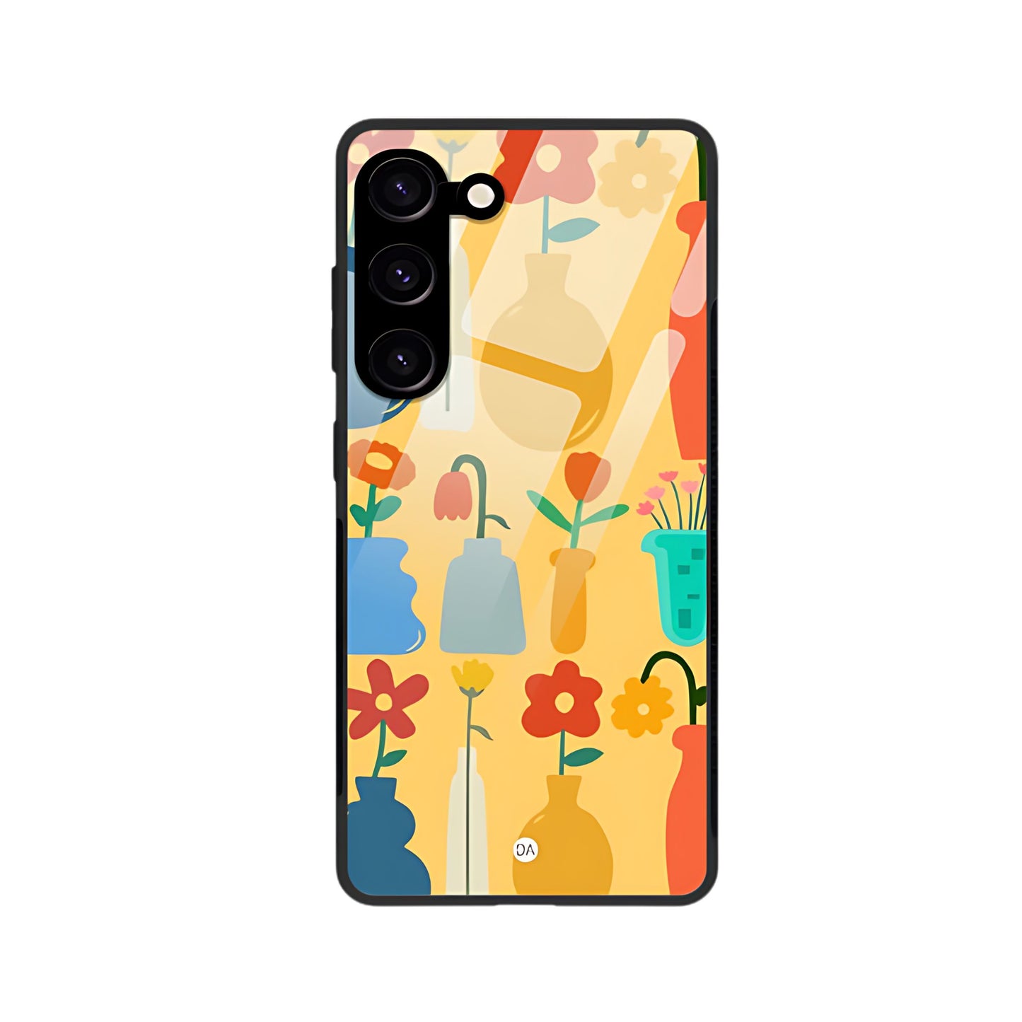 Flower Vase Design Case Cover For Samsung | Dhukeri Arts