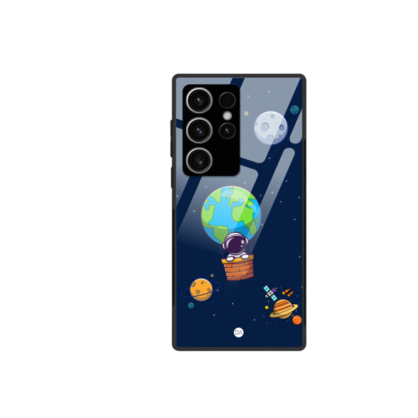 Astronaut Earth Balloon Ride Design Case For Samsung