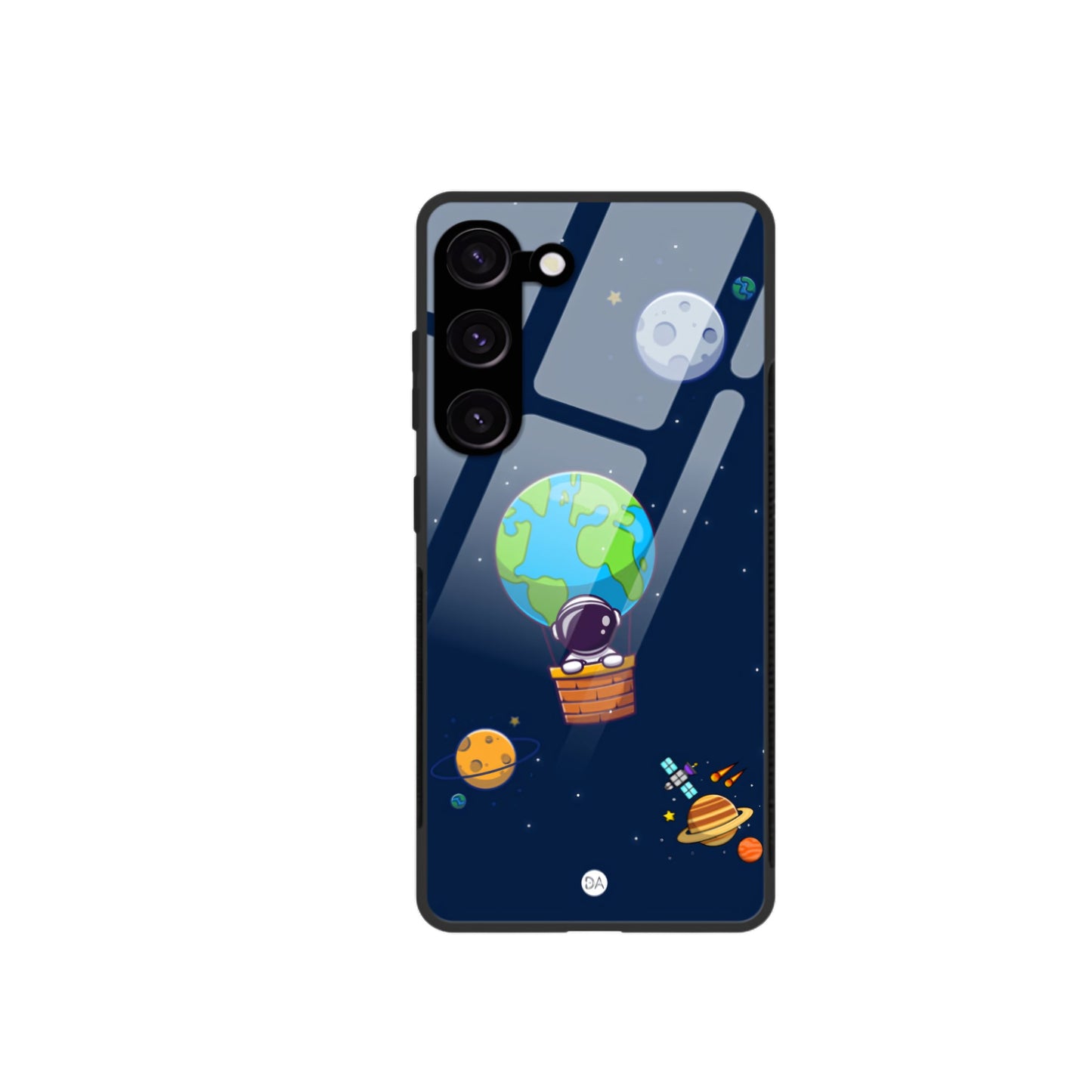 Astronaut Earth Balloon Ride Design Case For Samsung