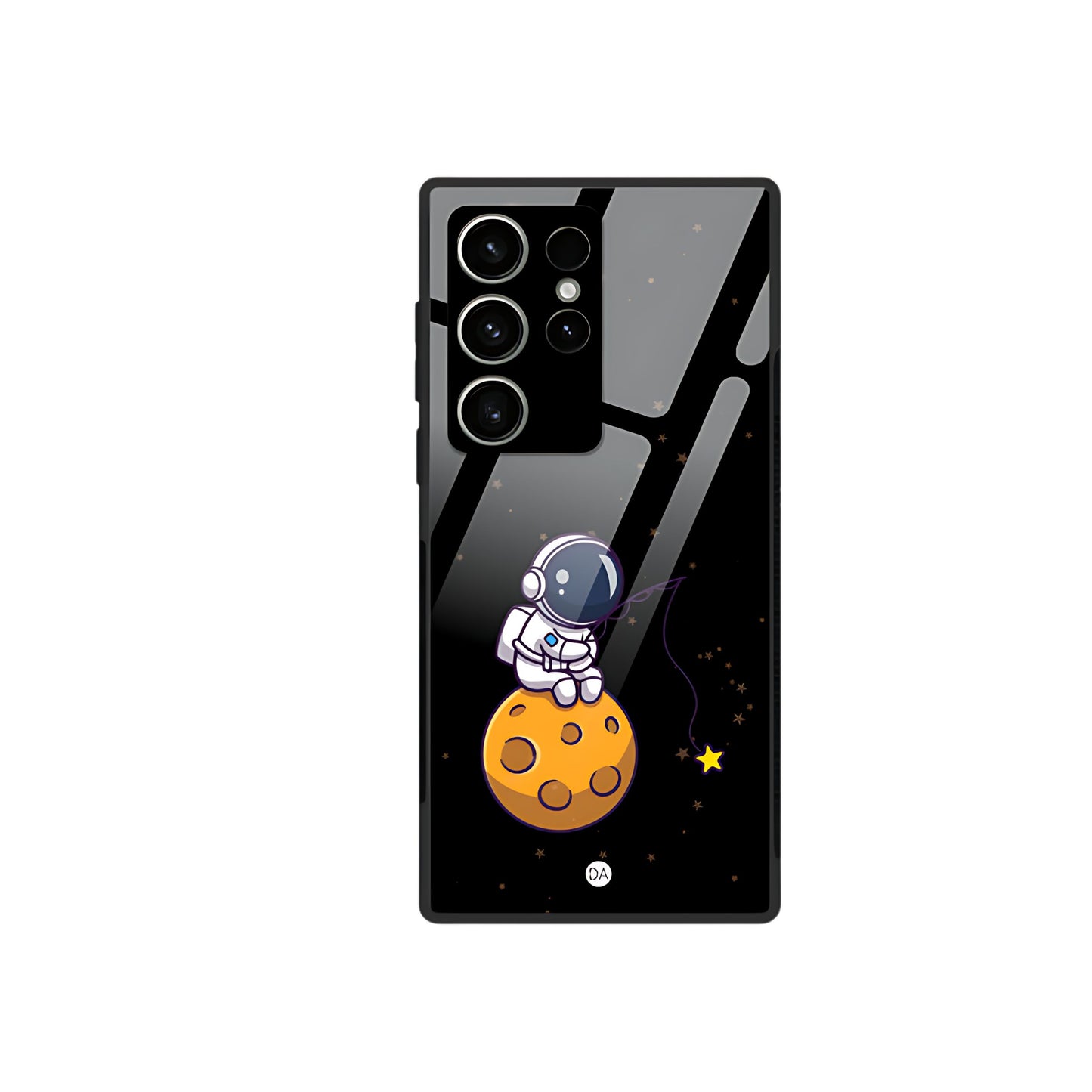 Astronaut Fishing Stars Design Case For Samsung