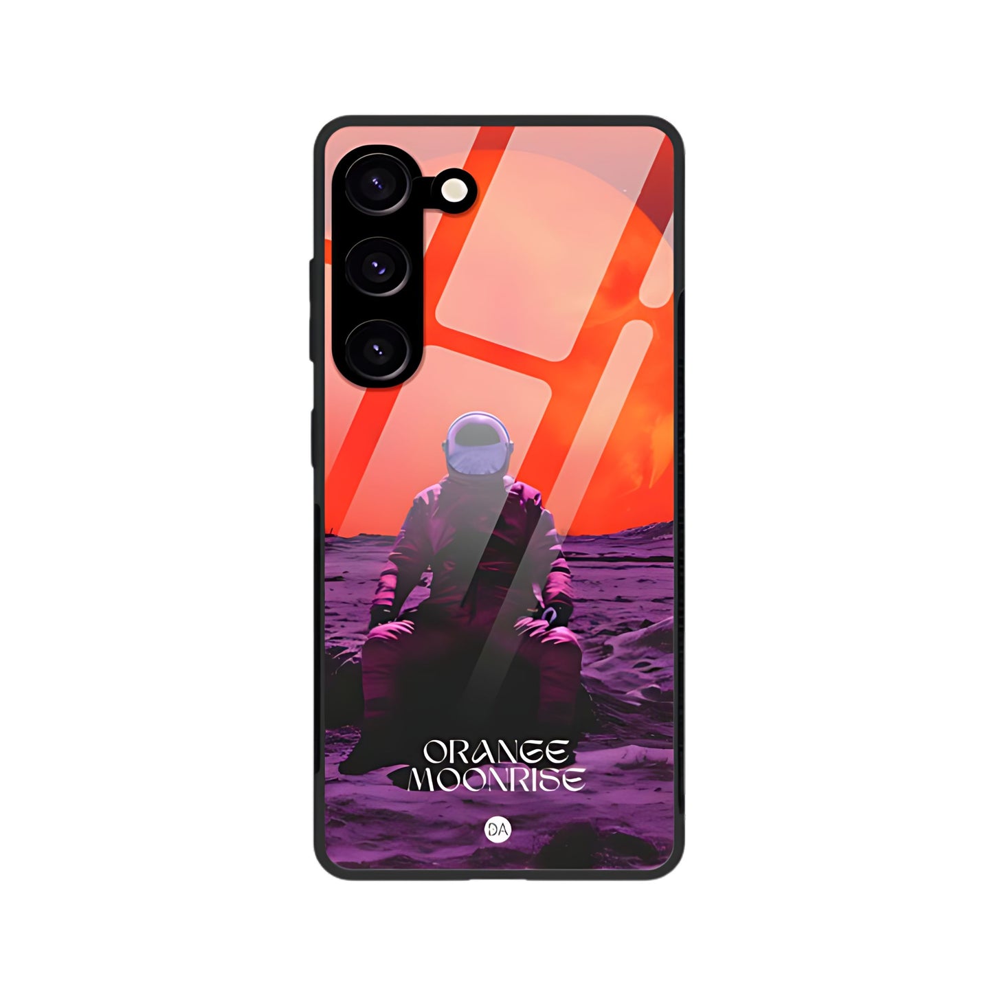 Orange Moonrise Design Case For Samsung