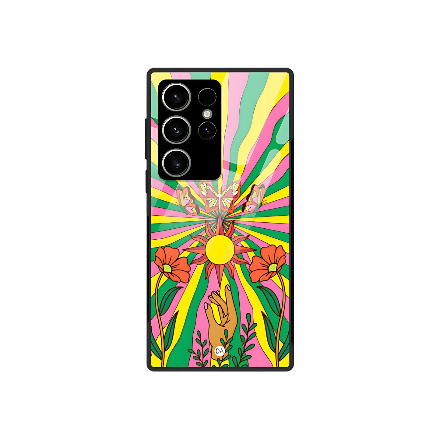 Butterflies In The Sun Design Case Cover For Samsung | Dhukeri Arts