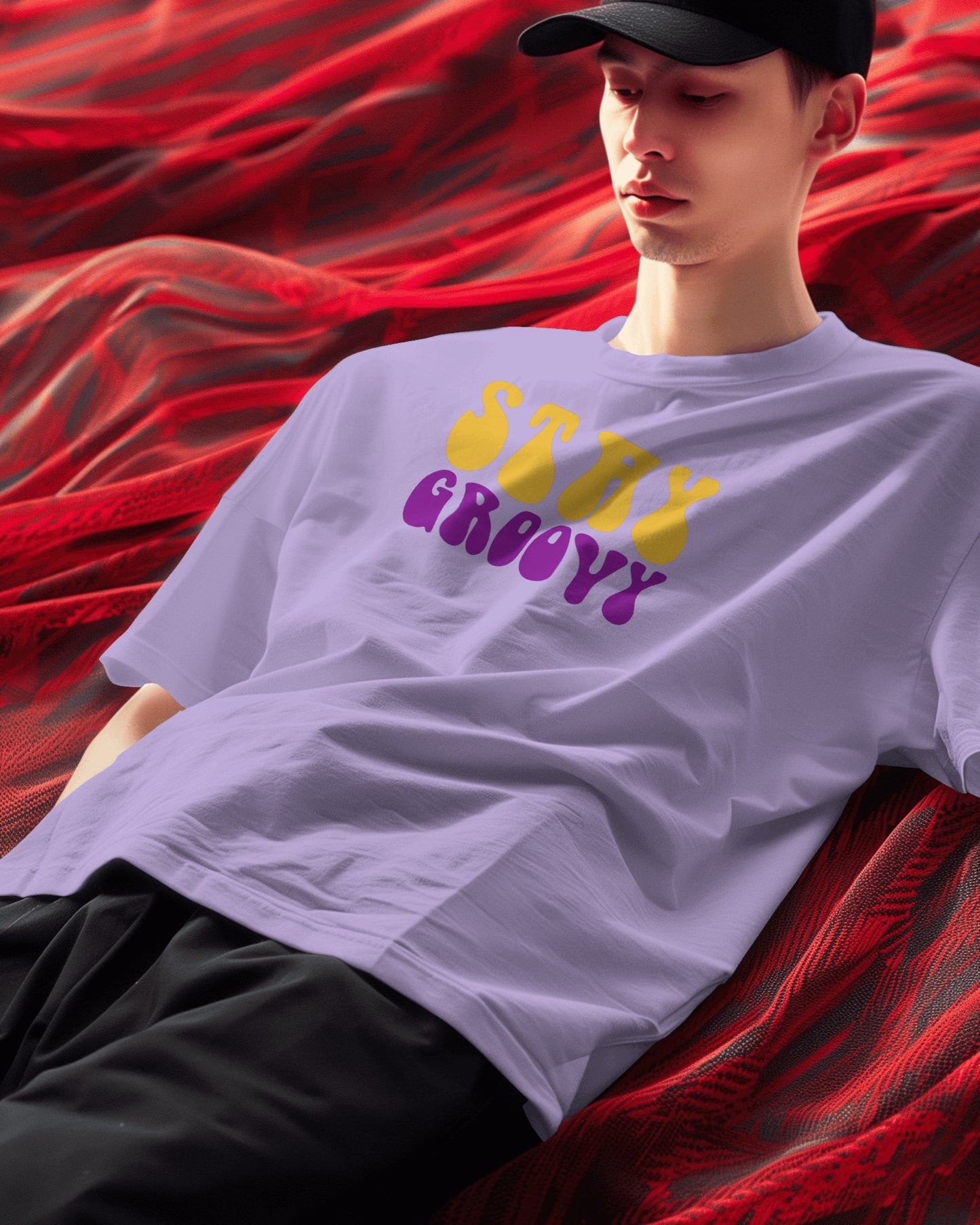 Stay Groovy Oversized Tshirt