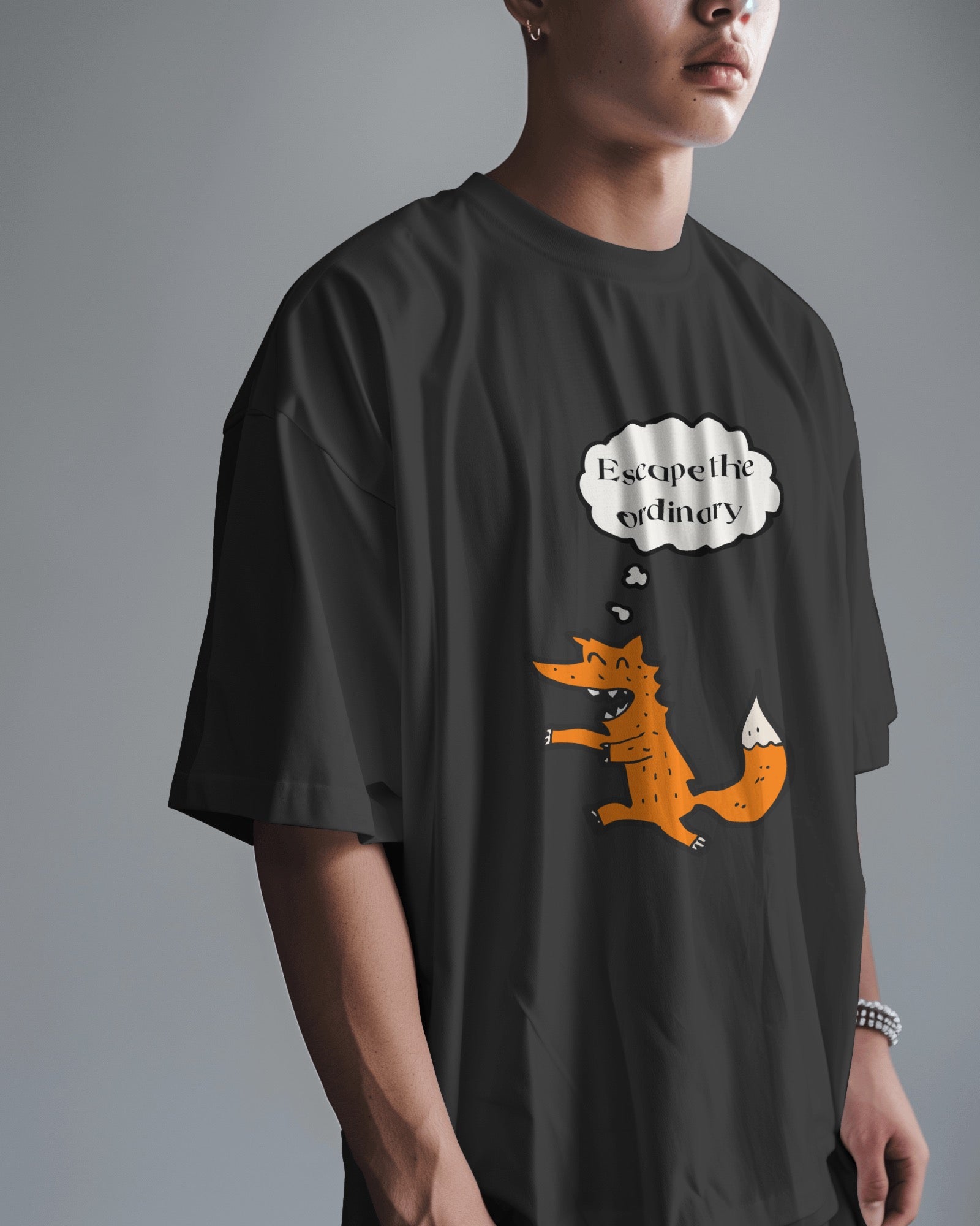 Escape The Ordinary Oversized Tshirt | Dhukeri Arts