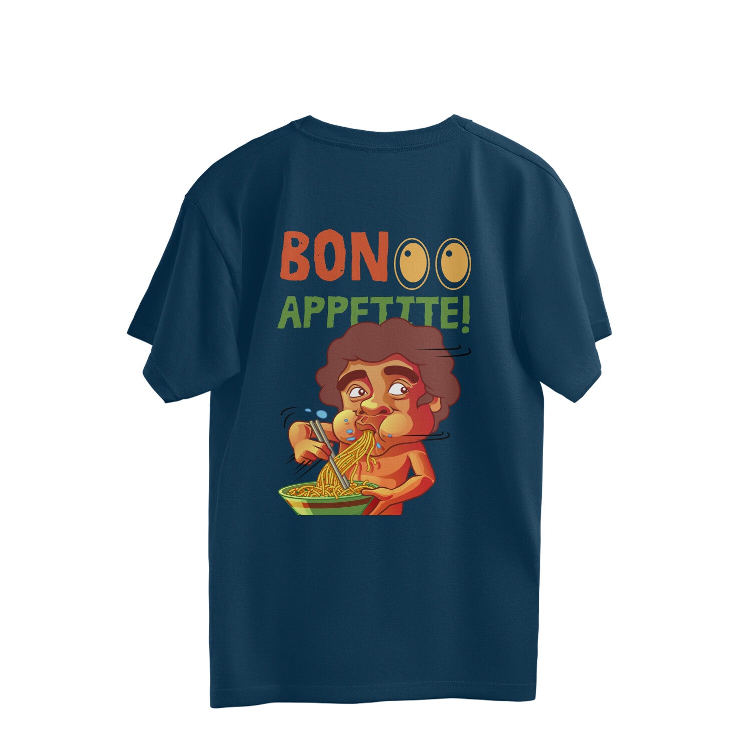 Bon Apetite Oversized Tshirt | Dhukeri Arts