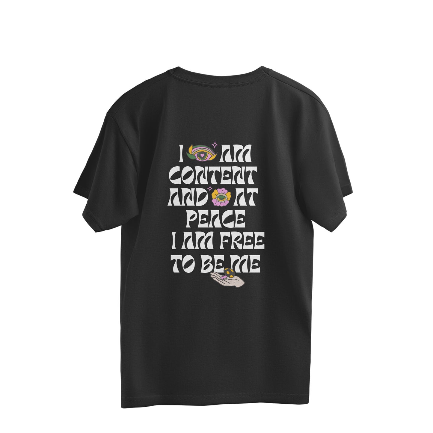 Content Life Oversized Tshirt | Dhukeri Arts