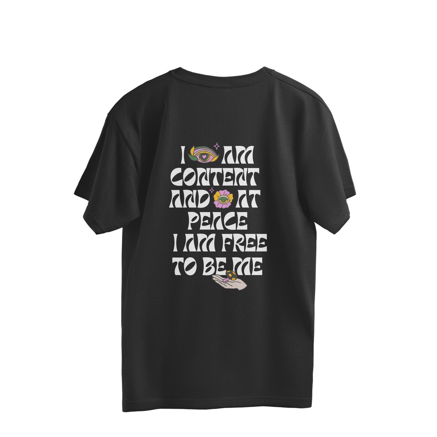 Content Life Oversized Tshirt | Dhukeri Arts