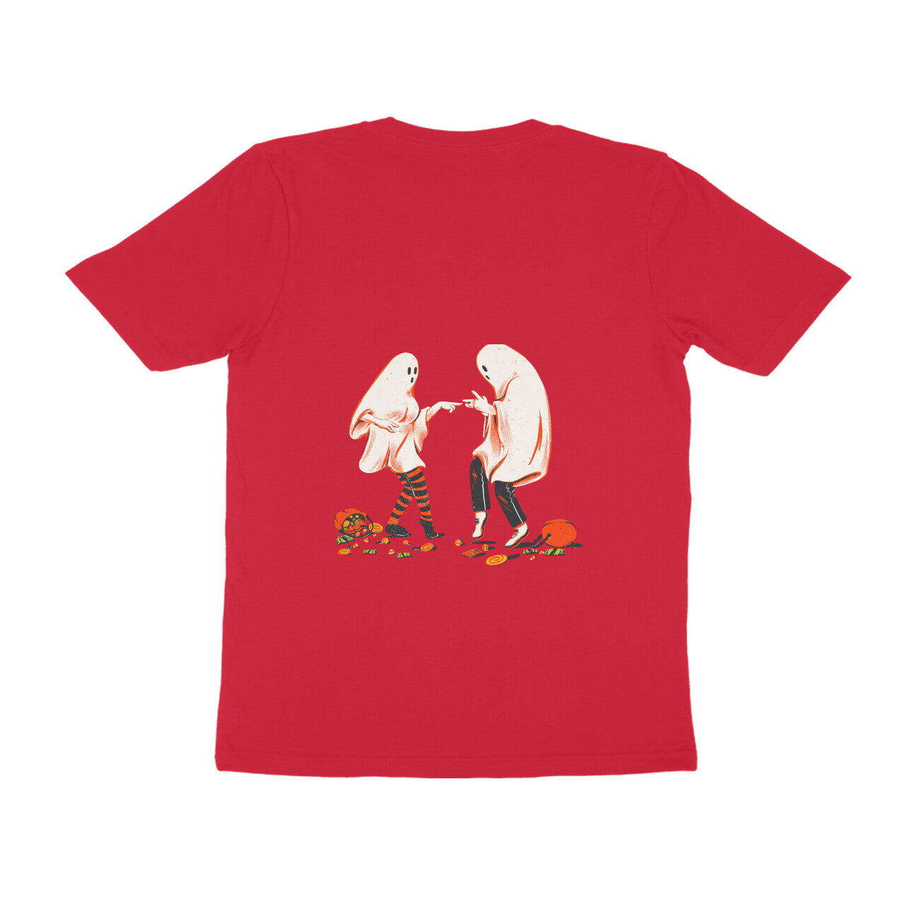 Boo Red Tshirt | Dhukeri Arts