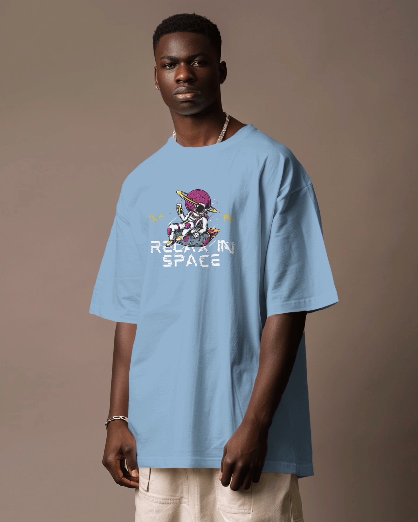 Relax In Space Oversized Tshirt