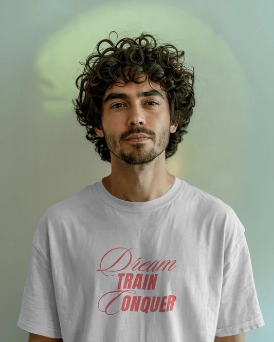 Dream Train Conquer Premium Oversized Tshirt