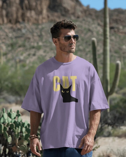 Cat Oversized Tshirt