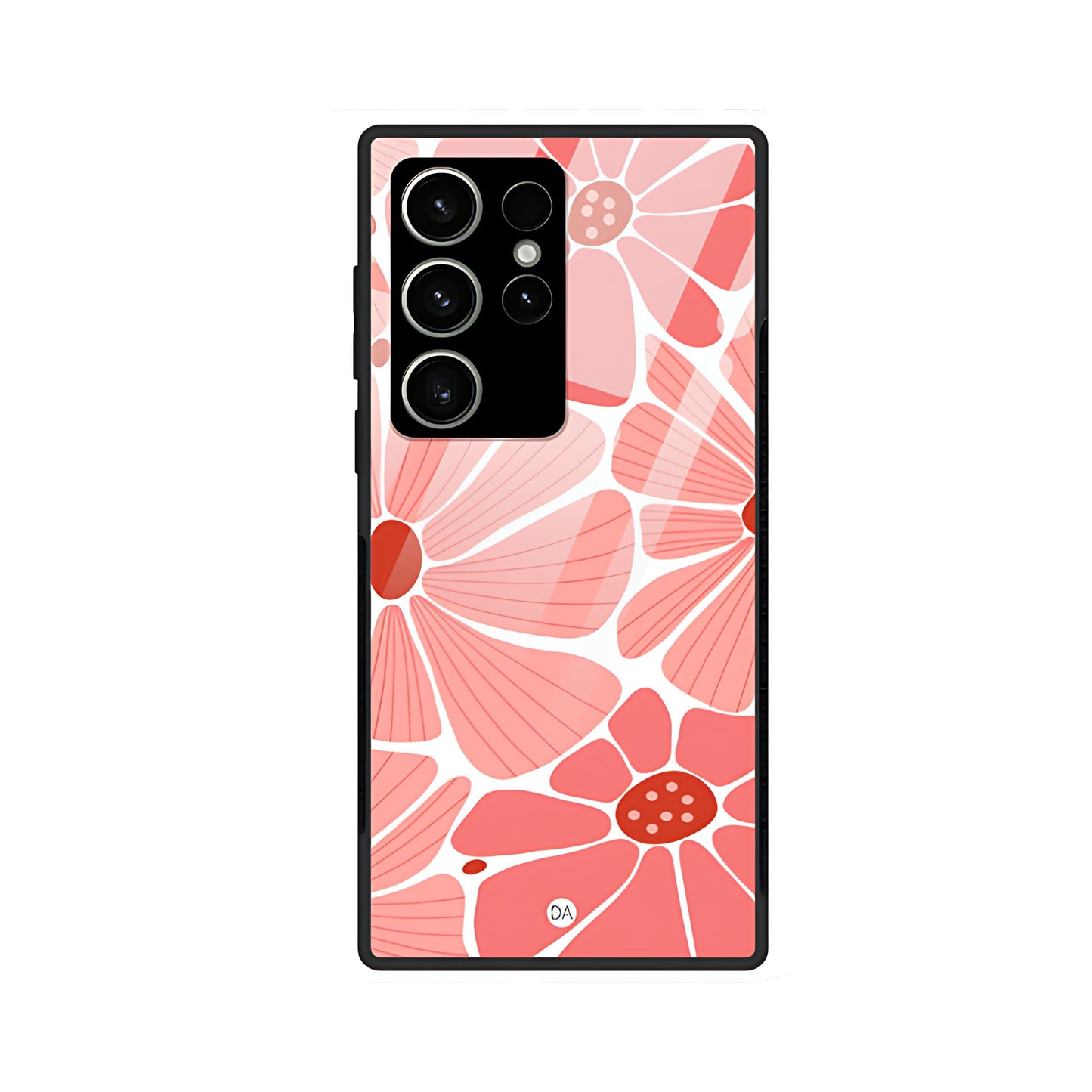 Flower Abstract Design Case Cover For Samsung