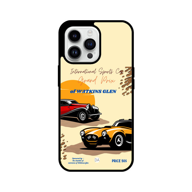 Int Grand Prix Beige Design Case For iPhone