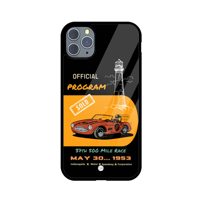 Vintage Car- Black Design Case For iPhone